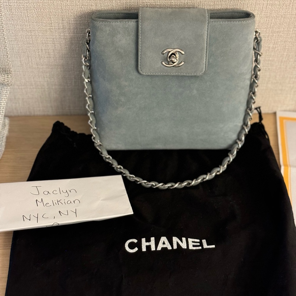 Rare Chanel suede bag
